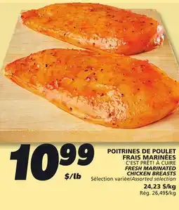 IGA C'EST PRÊT! À CUIRE FRESH MARINATED CHICKEN BREASTS offer