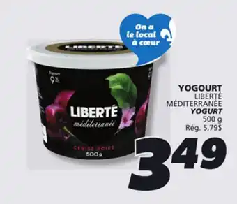 IGA LIBERTÉ MÉDITERRANÉE YOGURT offer