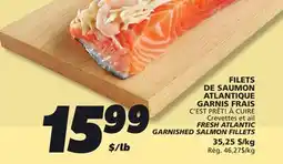 IGA C'EST PRÊT! À CUIRE FRESH ATLANTIC GARNISHED SALMON FILLETS offer