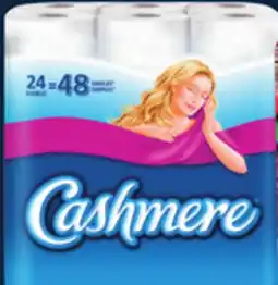 IGA CASHMERE Ultra Double (12 roul.), Double (24 roul.) PAPER TOWELS, FACIAL TISSUES OR BATHROOM TISSUE offer