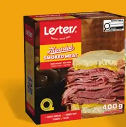 IGA LESTERS SHAVED STEAK OR SLICED SMOKED MEAT offer