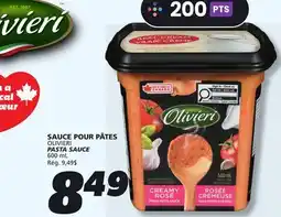 IGA OLIVIERI PASTA SAUCE offer