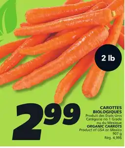 IGA ORGANIC CARROTS offer