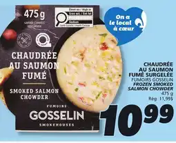 IGA FUMOIRS GOSSELIN FROZEN SMOKED SALMON CHOWDER offer