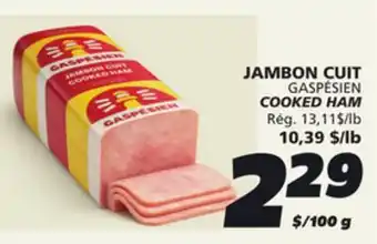 IGA GASPÉSIEN COOKED HAM offer