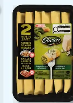 IGA OLIVIERI FRESH STUFFED PASTA offer