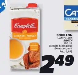 IGA CAMPBELL'S BROTH offer