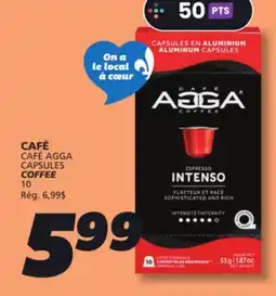 IGA CAFÉ AGGA CAPSULES COFFEE offer