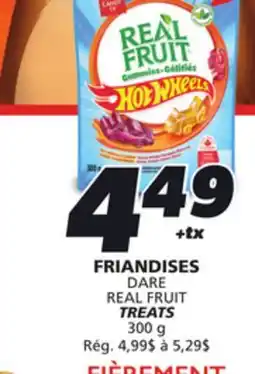 IGA DARE REAL FRUIT TREATS offer