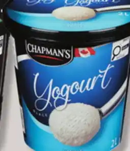 IGA CHAPMAN'S FROZEN YOGURT offer