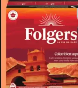 IGA FOLGERS COFFEE offer