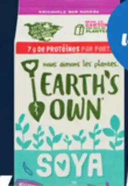 IGA EARTH'S OWN Soya (1,75 L) PLANT-BASED BEVERAGE offer