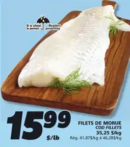 IGA COD FILLETS offer