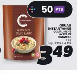 IGA COMPLIMENT INSTANT OATMEAL offer