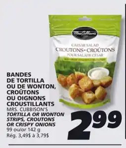 IGA MRS. CUBBISON'S CROUTONS offer