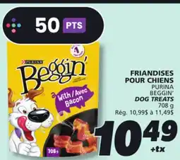 IGA PURINA BEGGIN' DOG TREATS offer