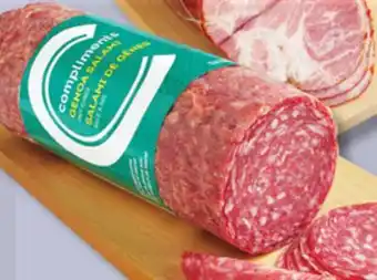 IGA COMPLIMENTS SALAMI offer