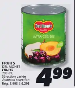 IGA DEL MONTE FRUITS offer