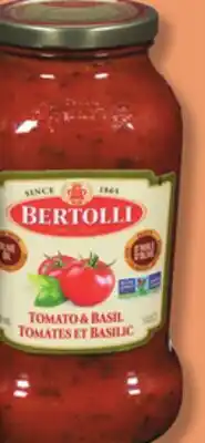 IGA BERTOLLI PASTA SAUCE offer