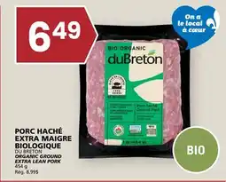 Rachelle-Bery Grocery DU BRETON ORGANIC GROUND EXTRA LEAN PORK offer