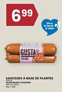 Rachelle-Bery Grocery GUSTA PLANT-BASED SAUSAGES offer