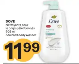 Brunet DOVE Nettoyants pour le corps sélectionnés offer
