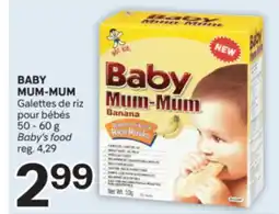 Brunet BABY MUM-MUM Galettes de riz pour bébés offer
