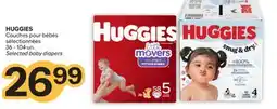 Brunet HUGGIES Couches pour bébés sélectionnées offer