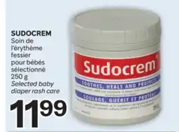 Brunet SUDOCREM Soin de l'érythème fessier pour bébés sélectionné offer