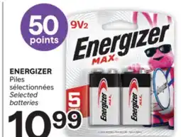 Brunet ENERGIZER Piles sélectionnées offer