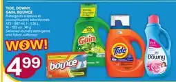 Brunet TIDE, DOWNY, GAIN, BOUNCE Détergents à lessive et assouplissants sélectionnés offer