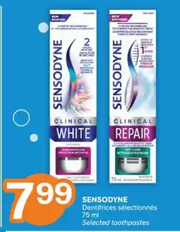Brunet SENSODYNE Dentifrices sélectionnés offer