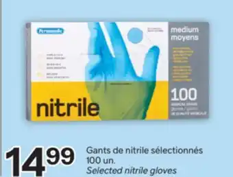 Brunet PERSONNELLE Gants de nitrile sélectionnés offer