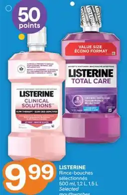 Brunet LISTERINE Rince-bouches sélectionnés offer