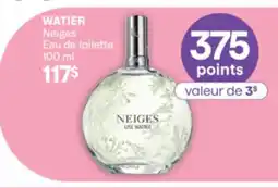 Brunet WATIER Neiges Eau de toilette offer