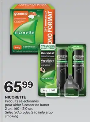 Brunet NICORETTE Produits sélectionnés pour aider à cesser de fumer offer