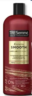 Jean Coutu TRESEMMÉ Selected hair care and hair styling products offer