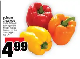Super C poivrons 3 couleurs | 3 color peppers offer