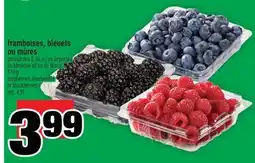 Super C FRAMBOISES, BLEUETS OU MÛRES | RASPBERRIES, BLUEBERRIES OR BLACKBERRIES offer