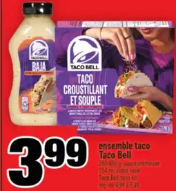 Super C ensemble taco TacoBell | TacoBell taco kit offer
