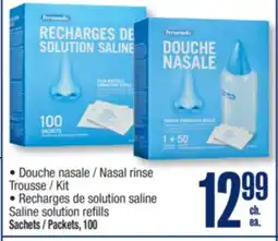Jean Coutu Personnelle Nasal rinse Kit, Saline solution refills offer