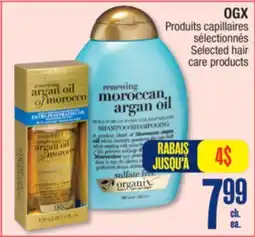 Jean Coutu OGX Selected hair care products offer