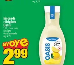 Super C LIMONADE RÉFRIGÉRÉE OASIS | CONSIGNE OASIS LEMONADE offer