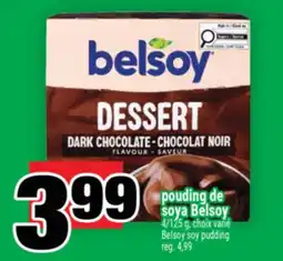Super C pouding de soya Belsoy | Belsoy soy pudding offer