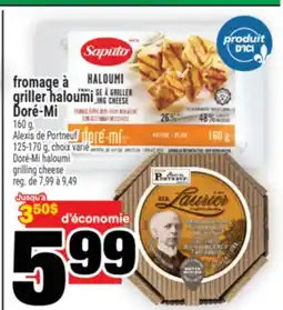 Super C fromage à griller haloumi Doré‑Mi | Doré-Mi haloumi grilling cheese offer