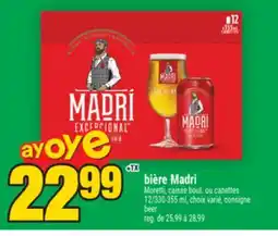 Super C bière Madri | beer offer