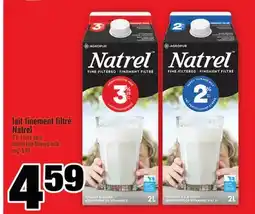 Super C lait finement filtré Natrel | Natrel fine-filtered milk offer