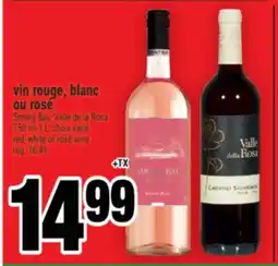 Super C vin rouge, blanc ou rosé | red, white or rosé wine offer