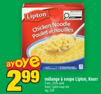 Super C mélange à soupe Lipton, Knorr | Knorr, Lipton soup mix offer