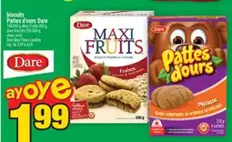 Super C biscuits Pattesd'ours Dare | Dare BearPaws cookies offer